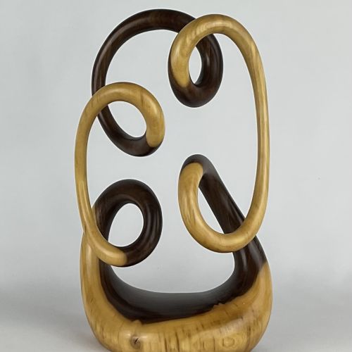 Walnut wood sculpture